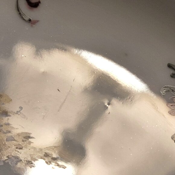 Antique Meissen Deep Plate Courting Couple Romantic Scene Floral Design 8.75" - Picture 7 of 8